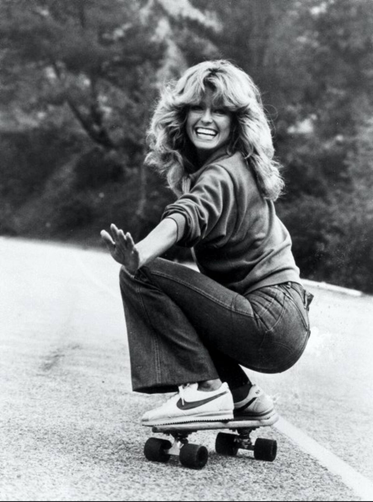 En enero de 1977 en su papel de Jill en los Ángeles de Charlie.