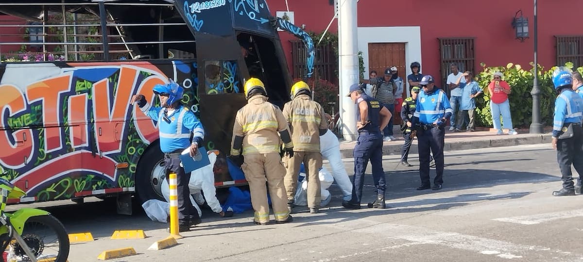 Fatal accidente de tránsito en Getsemaní. // Foto: Oscar Díaz - El Universal