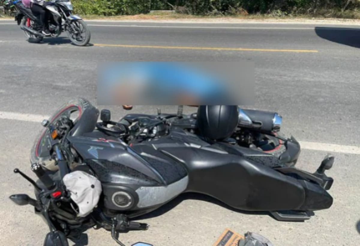 Fatal maniobra para evitar ciclistas terminó con la muerte de un soldado del Ejército. // Foto de redes sociales