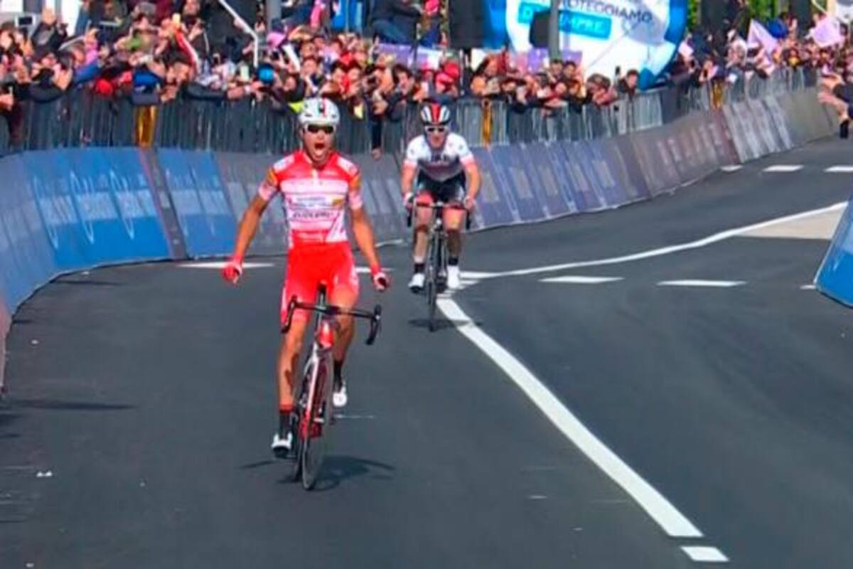 Fausto Masnada gana la etapa 6 y Valerio Conti es el nuevo líder del Giro