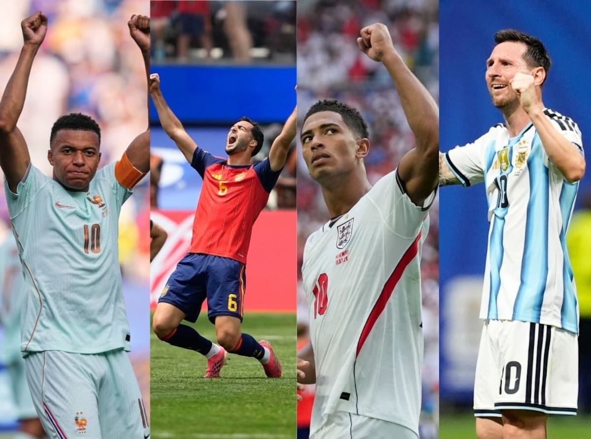 Francia, España, Inglaterra y Argentina fueron las candidatas al levantar la Copa Mundial desde su inicio. //Fotos AP: Martin Meissner; Lindsey Wasson; Lynne Sladky; Mike Stewart.