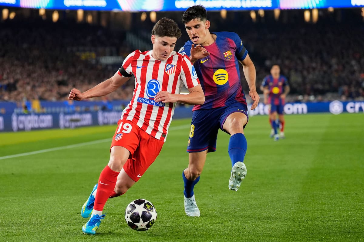 Julián Álvarez se encuentra en el radar del FC Barcelona. //Foto, EFE: Siu Wu
