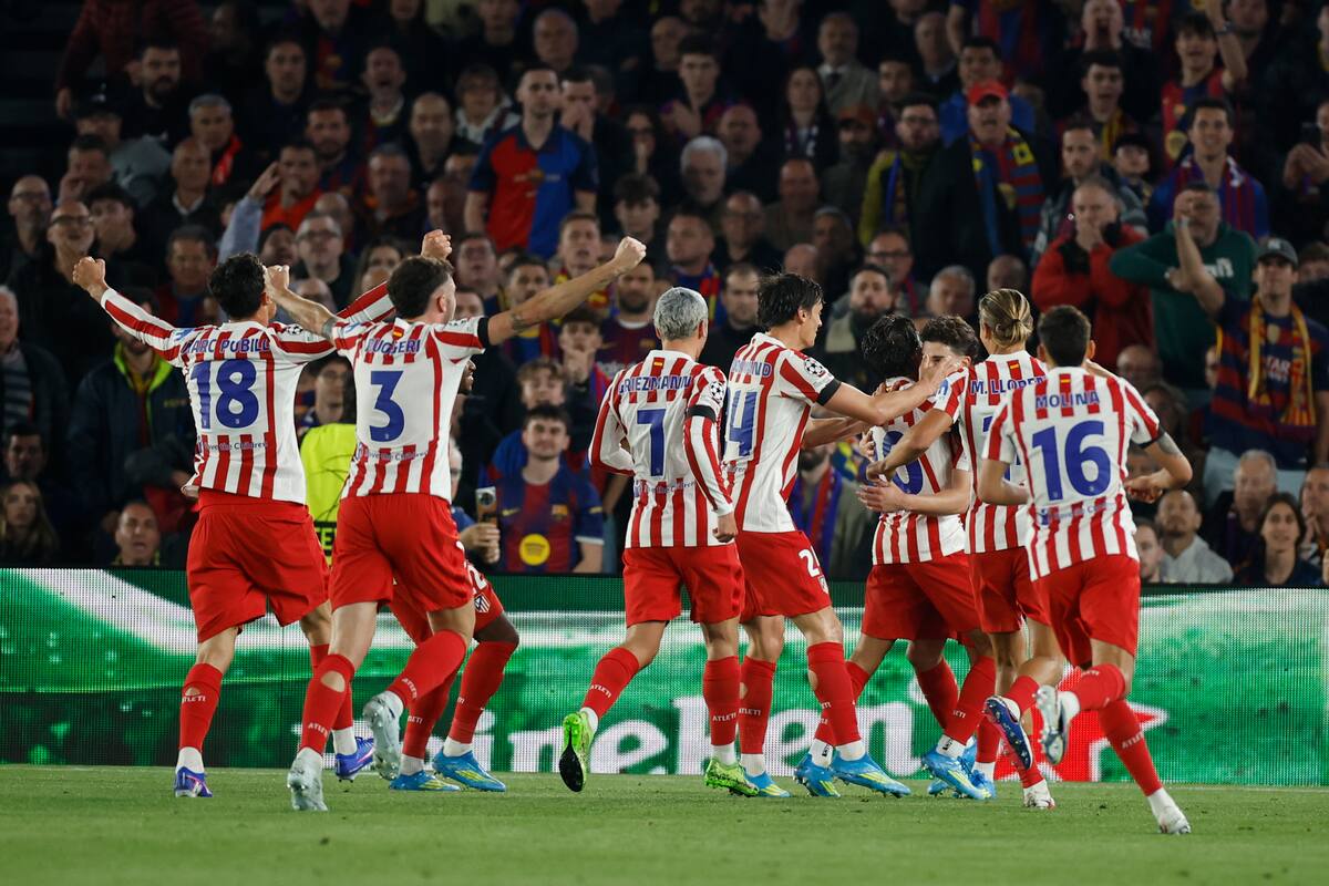 Video: así fue el segundo gol del Atlético de Madrid ante el Barcelona