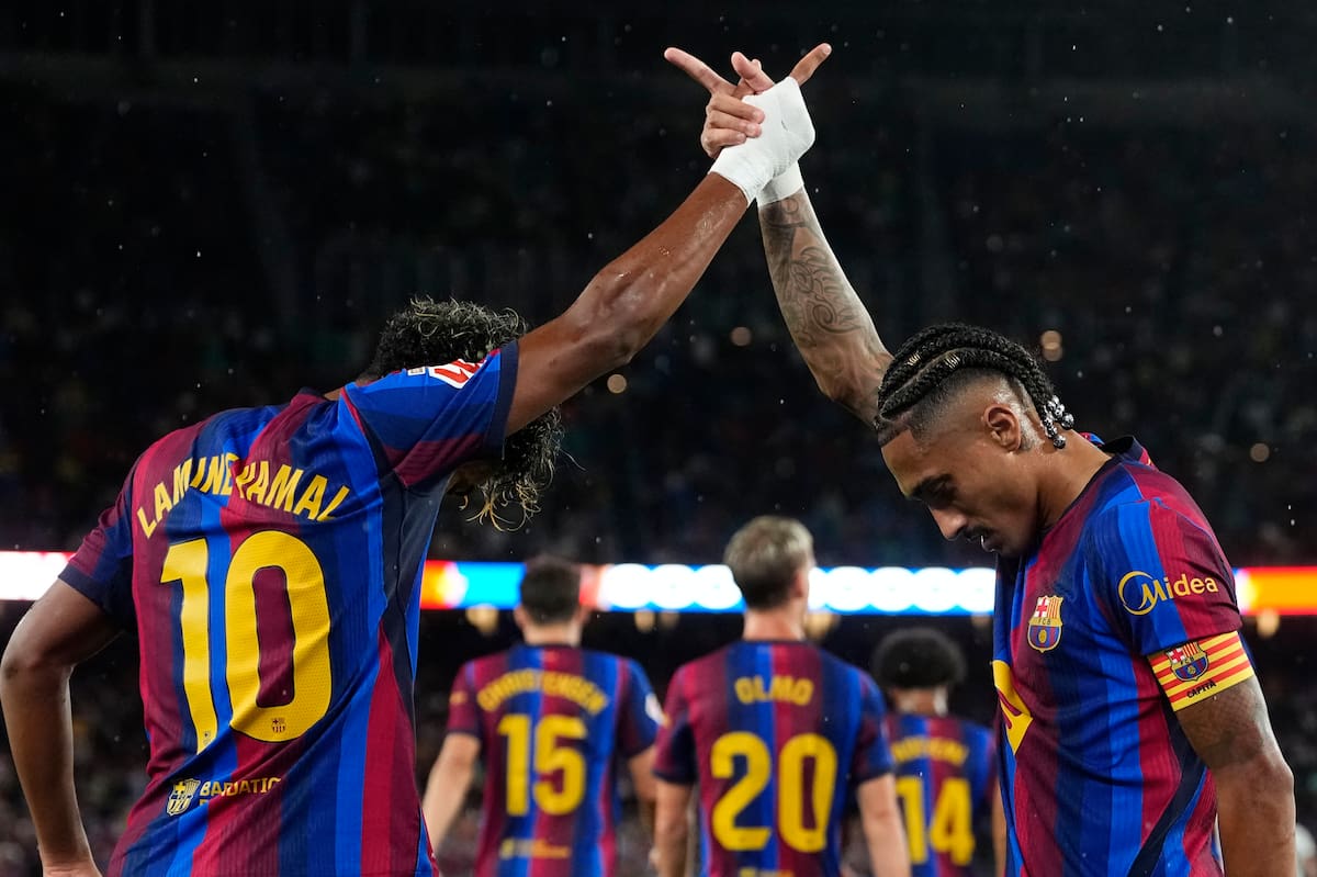 Barcelona es líder de LaLiga.//Foto, EFE: Enric Fontcuberta