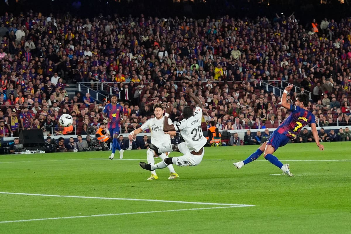 Primer tiempo: con estos golazos Barcelona le gana al Real Madrid