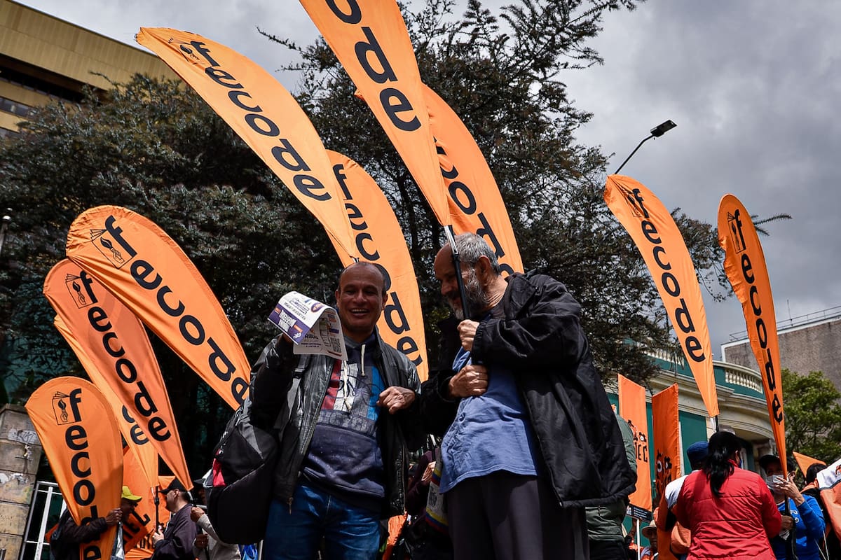 Fecode convoca paro nacional de docentes. // Foto: Colprensa