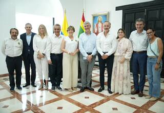 Federación Internacional de Hospitales y Fundación Santa Fe visitan Cartagena