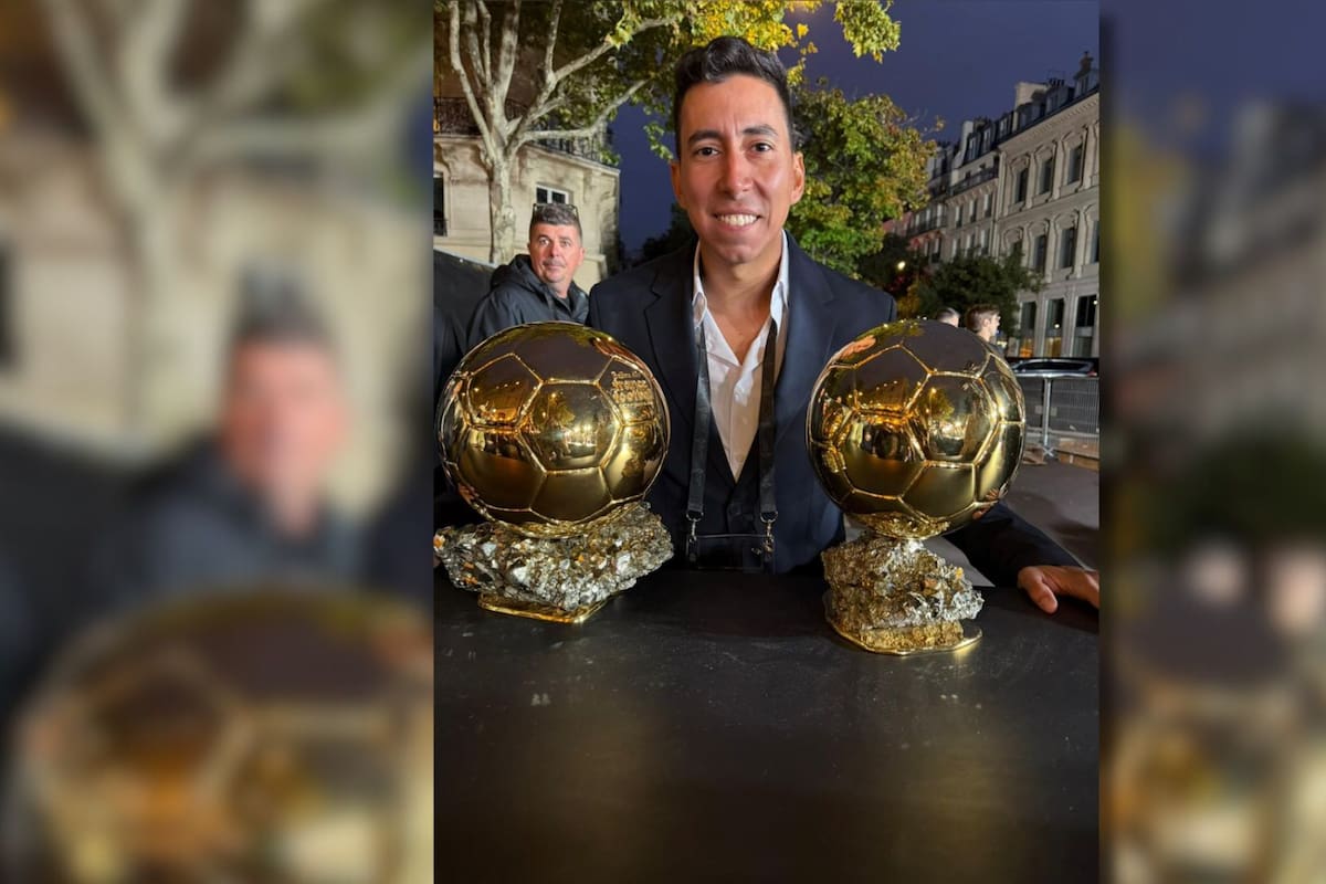 El periodista cartagenero que estuvo con Dembélé en ceremonia del Balón de Oro