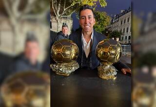 El periodista cartagenero que estuvo con Dembélé en ceremonia del Balón de Oro