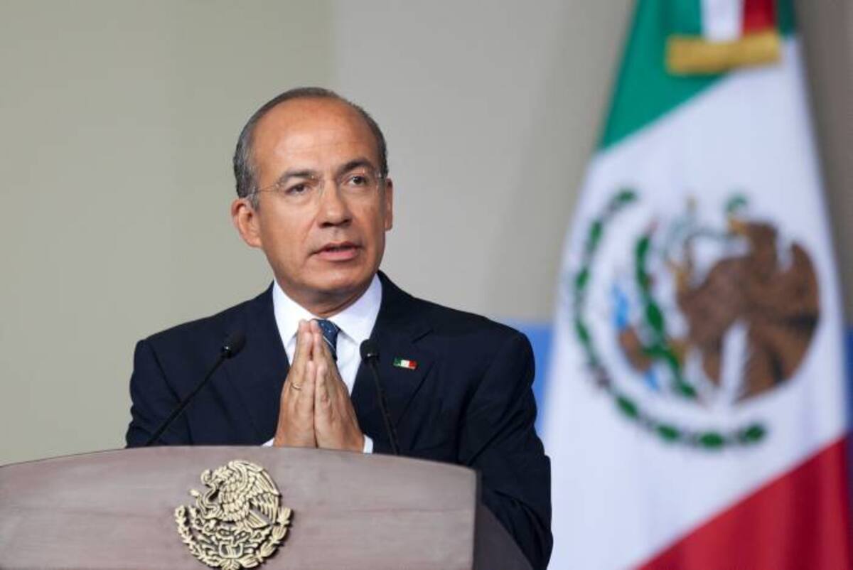 Felipe Calderón, presidente de México. AP Alexandre Meneghini