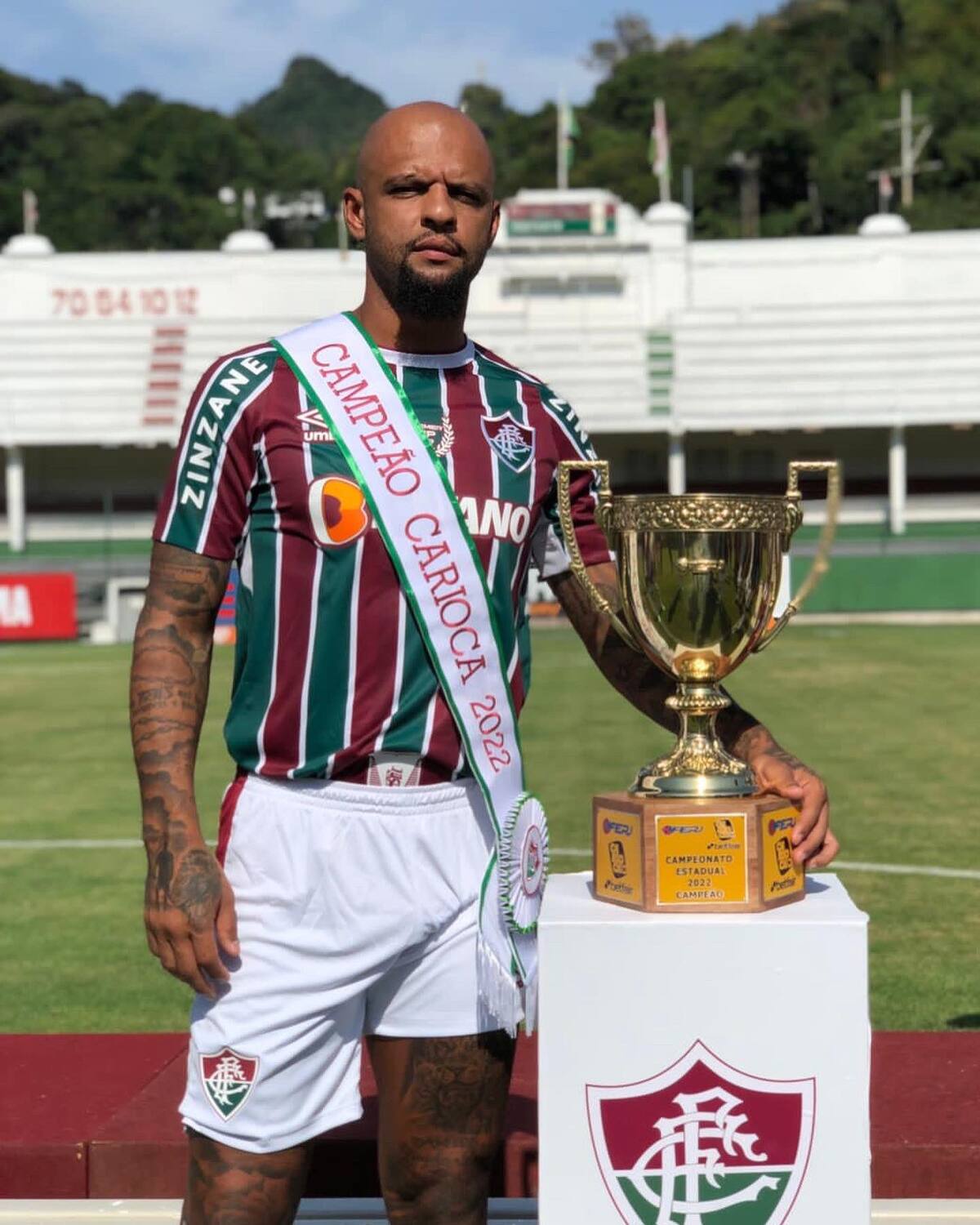 Felipe Melo, defensor brasileño. //X.com/_felipemelo_