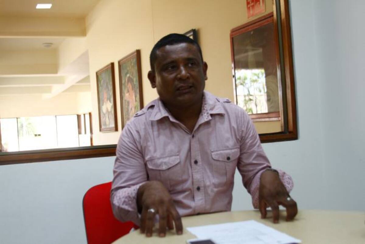 Felix Barrios, presidente sindicato de taxistas de Cartagena. EL UNIVERSAL