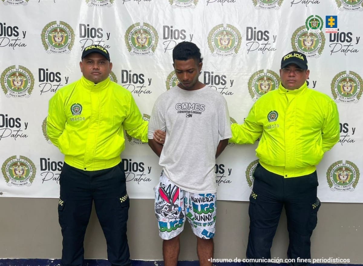 El imputado, Yefris Pestana Mendoza, escapó tras presuntamente cometer el crimen y fue capturado días después en Lorica (Córdoba).