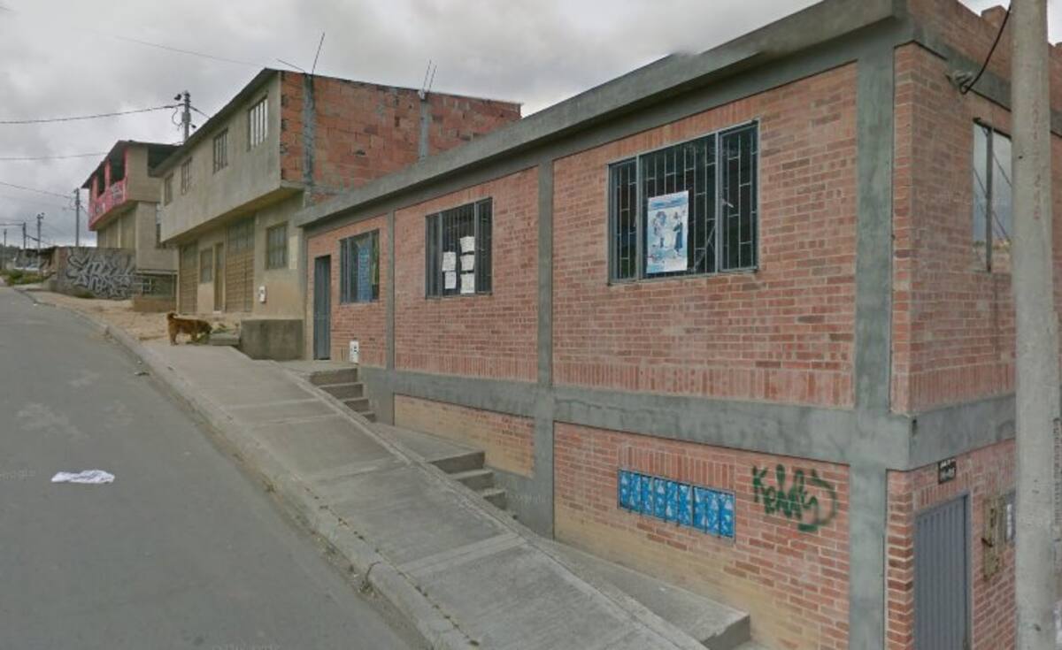 El ataque se dio dentro de la peluquería, aproximadamente por esta calle. //FOTO CORTESÍA Q'HUBO BOGOTÁ.