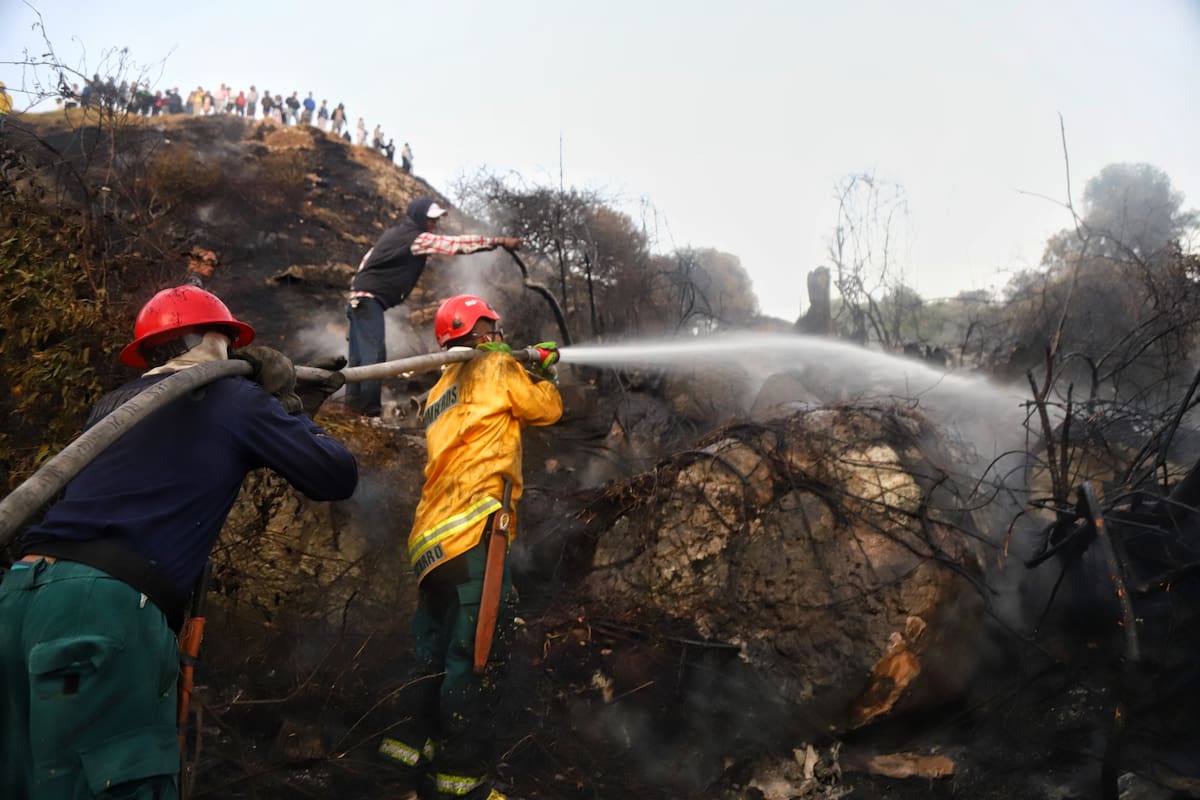 Imagen de referencia de emergencia por Incendios forestales por el fenómeno de El Niño. // Foto: Colprensa.