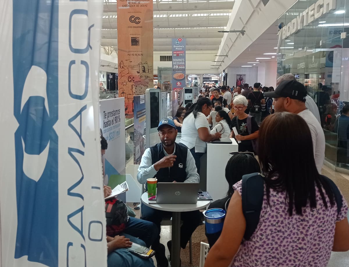 Así se vivió la sexta Feria de Vivienda Tu Casa en el Centro Comercial Caribe Plaza, en Cartagena. // Foto: Zenia Valdelamar - El Universal