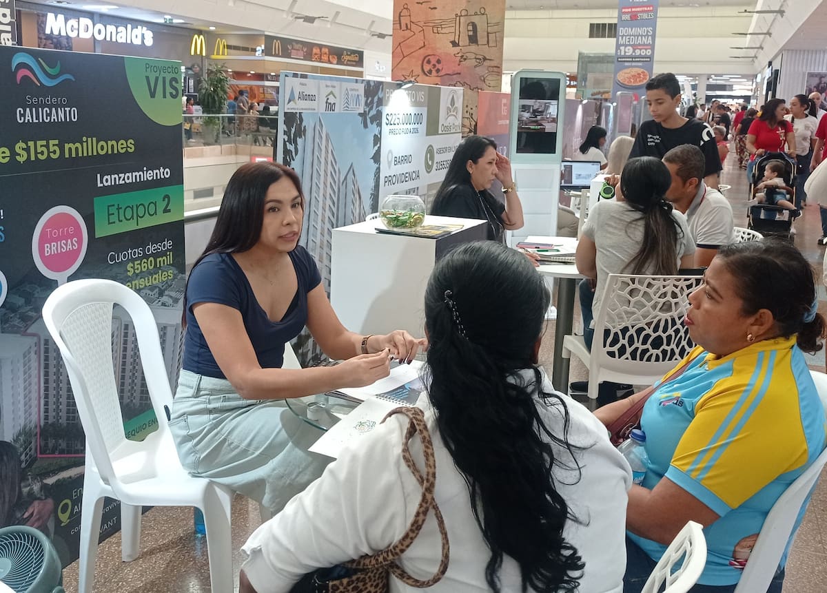 Así se vivió la sexta Feria de Vivienda Tu Casa en el Centro Comercial Caribe Plaza, en Cartagena. // Foto: Zenia Valdelamar - El Universal