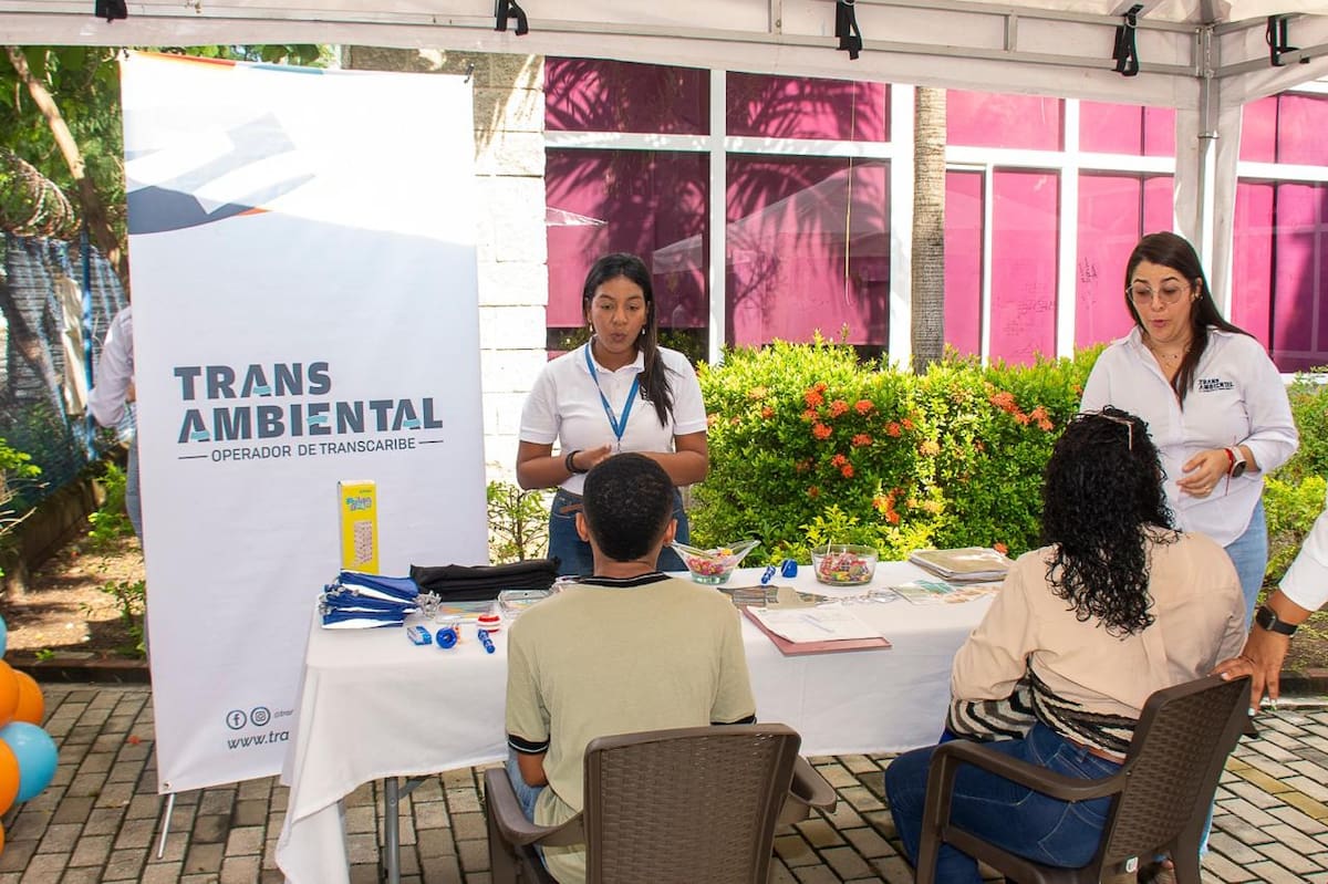 Feria de empleo de Transcaribe en Cartagena. // Cortesía Alcaldía