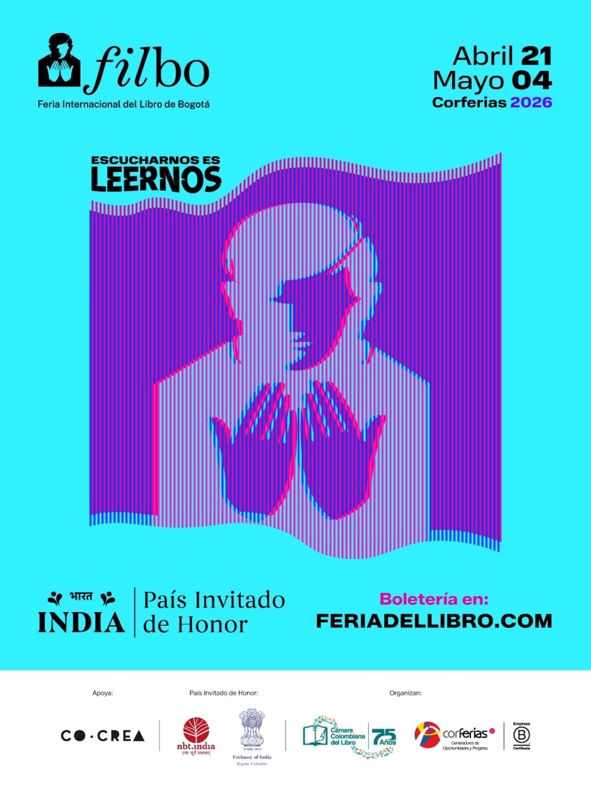 Feria Internacional del Libro de Bogotá abre con India como país invitado.// Colprensa