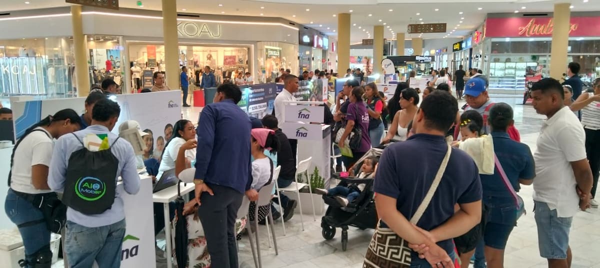 Hay más de 10 constructoras y proyectos de vivienda para conocer en la Feria Tu Casa, ubicada en el Centro Comercial Gran Manzana // Foto: Luis Herrán - El Universal.