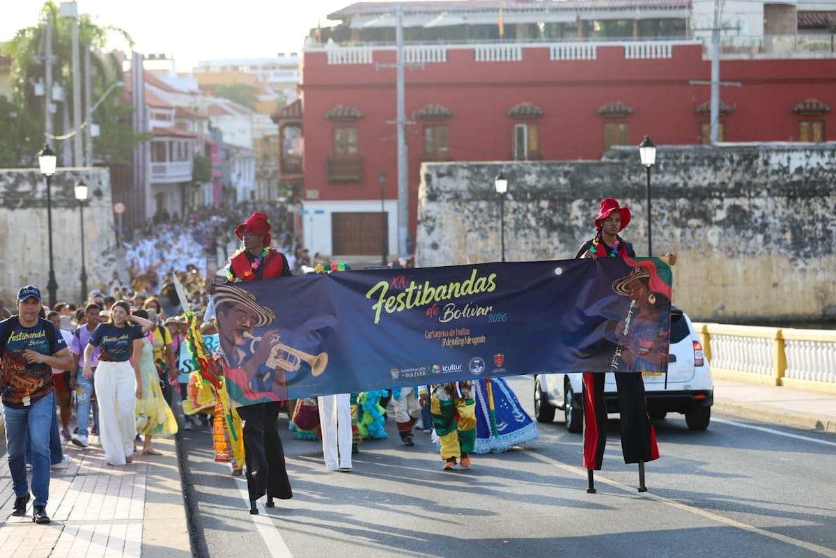Festibandas 2026. // Foto: cortesía de la Gobernación de Bolívar.