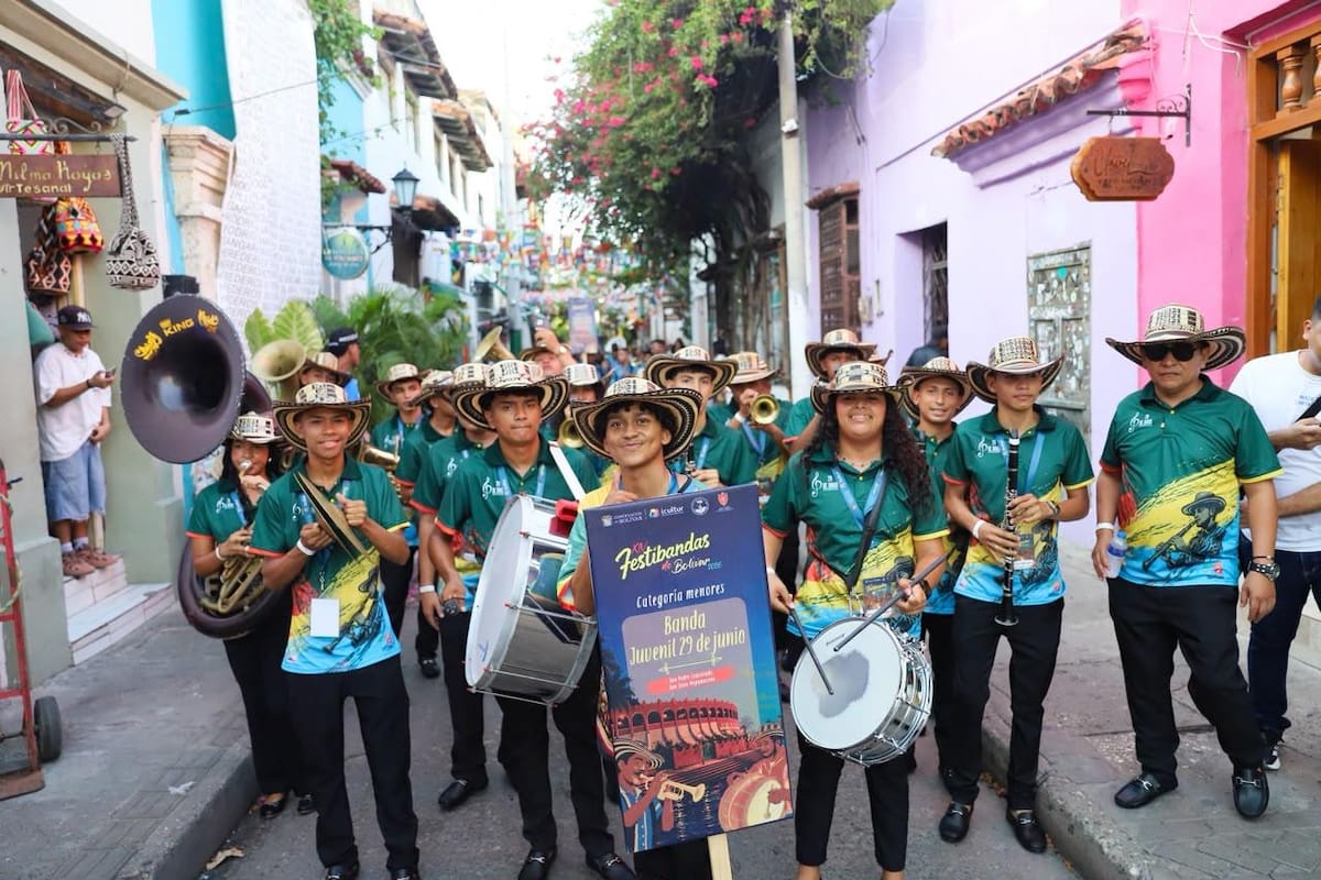 Comenzó Festibandas 2026: el Parque Lácides Segovia recibe el talento de las bandas de Bolívar