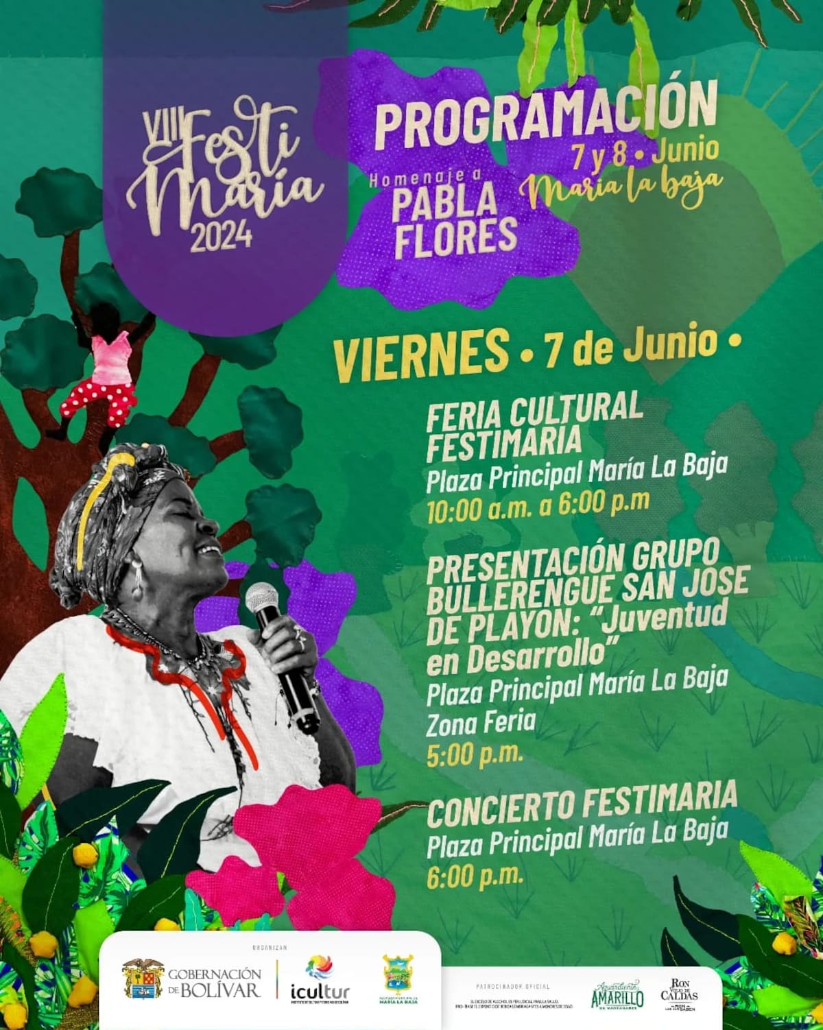 Eventos del 7 de junio del Festimaria 2024. // Foto cortesía.