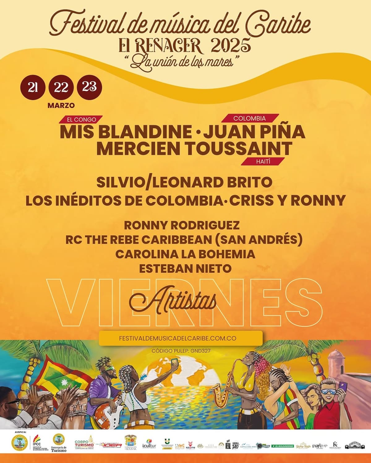 Mis Blandine abre El Renacer del Festival de Música del Caribe 2025.