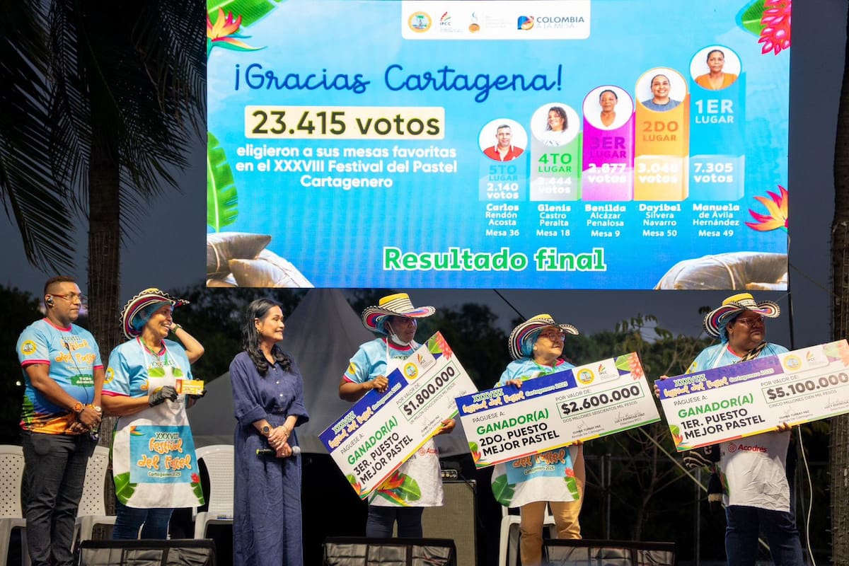 Festival del Pastel Cartagenero. // Foto: cortesía - Alcaldía de Cartagena.