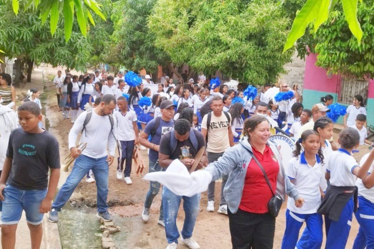 Festival cultural del colegio de San Martín de Loba cumple 8 años