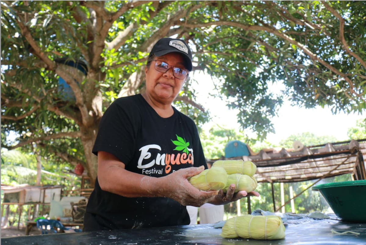 El bollo de yuca será una de los 'manjares' que se podrán encontrar en el Festival Enyúcate en Caracolí, Atlántico..//Cortesía.