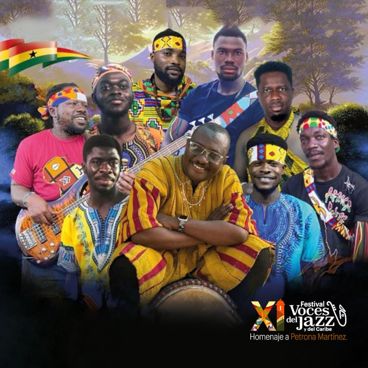 Wazumbians de Ghana, África.