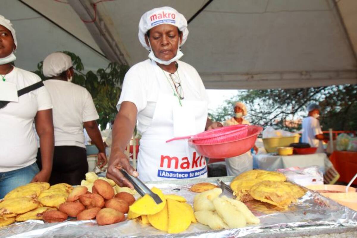 las delicias que se encuentran en el Festival del Frito Cartagenero. CORTESÍA
