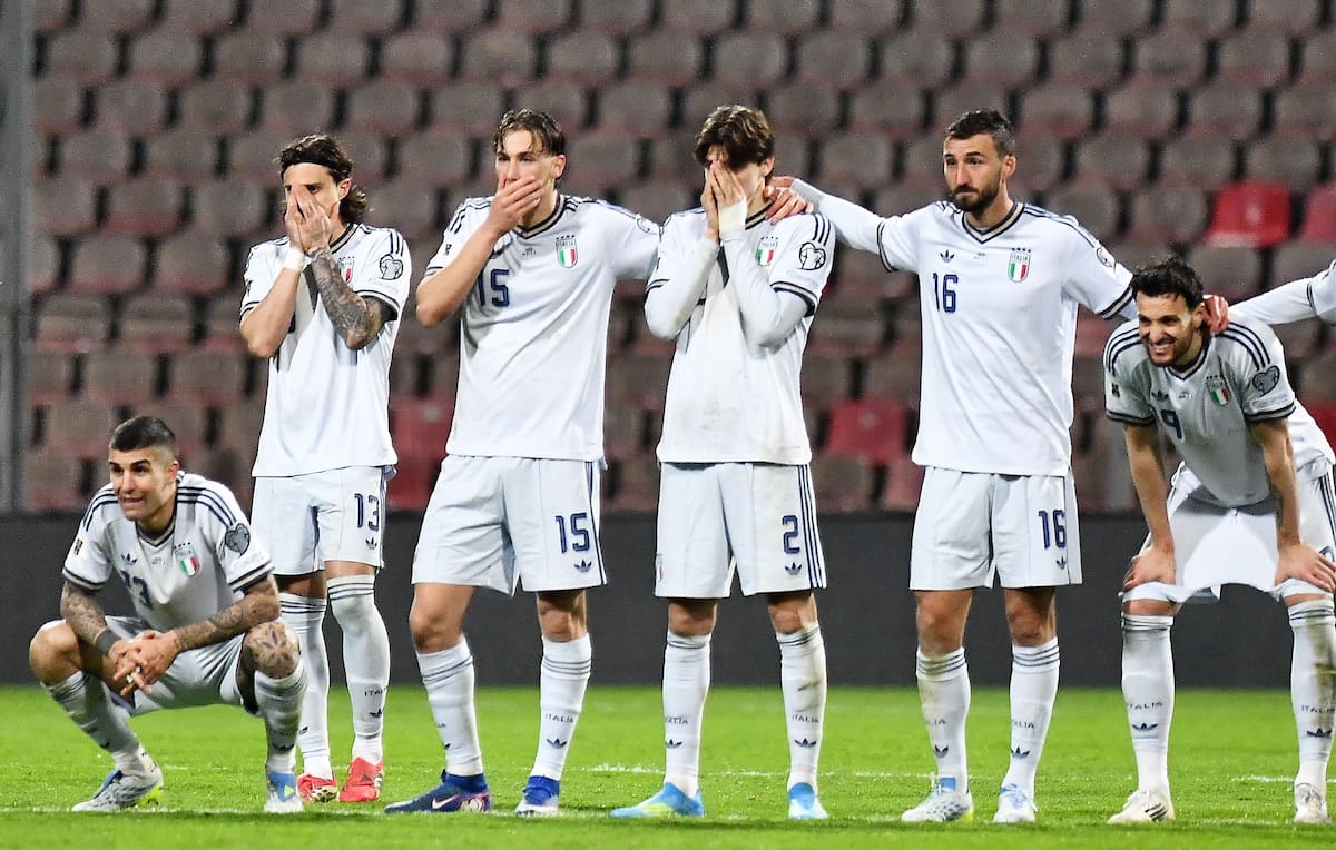 Italia no estará en el Mundial por tercer edición consecutiva. //Foto, EFE: NIDAL SALJIC