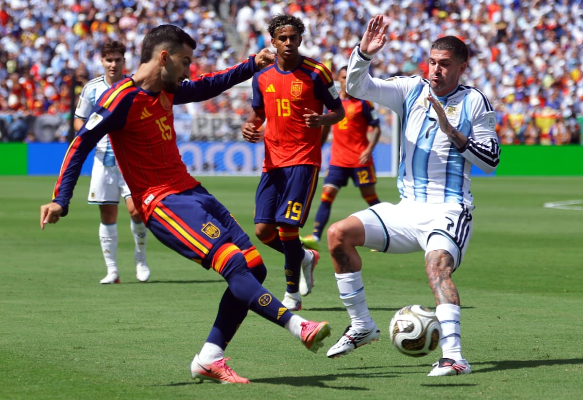 España y Argentina disputaron la final del Mundial 2026. //Foto, EFE: CHRISTOPHER NEUNDORF