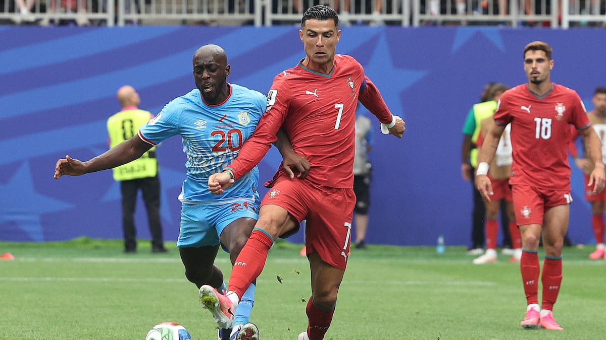Ni Cristiano Ronaldo pudo con el gran planteamiento de la República Democrática del Congo. //Foto, EFE: MIGUEL A. LOPES