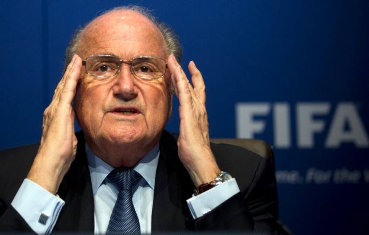 Joseph Blatter, presidente de la FIFA. AP