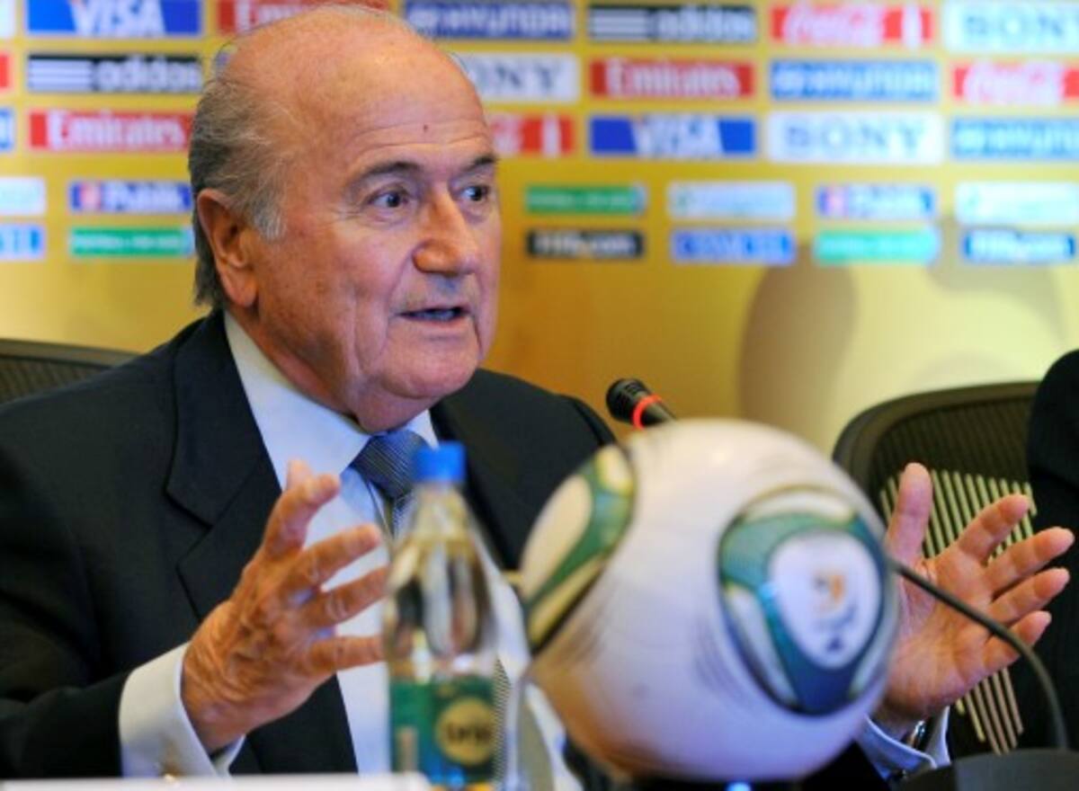 Joseph Blatter, presidente de la FIFA. AFP