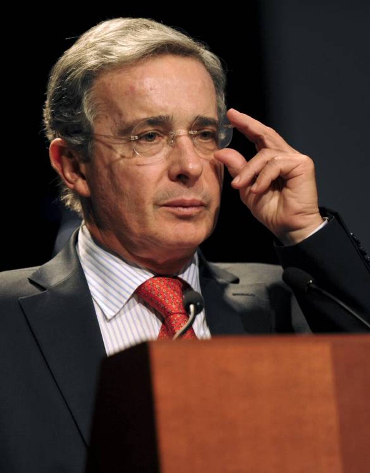 Álvaro Uribe Vélez, se manifestó a través de la red social Twitter. AFP ERNESTO BENAVIDES