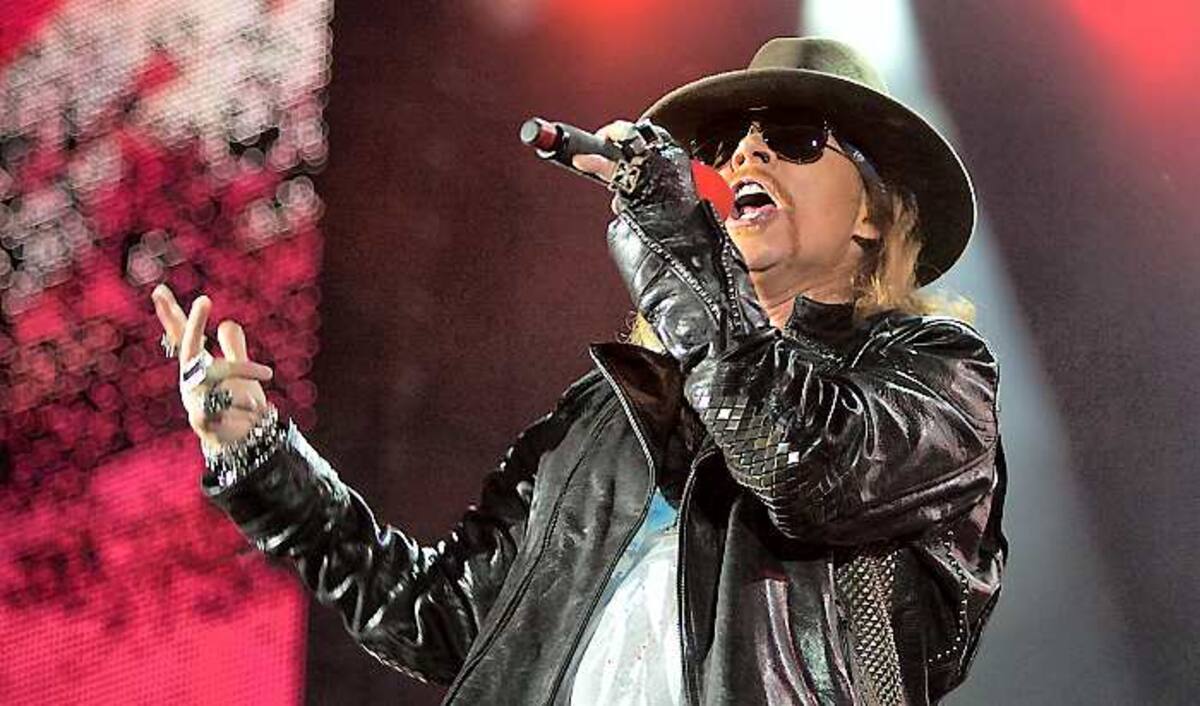 Axel Rose, lider de Guns N' Roses, la influyente banda de rock de finales de la década los 80 y comienzos de los 90 AP Nousha Salimi