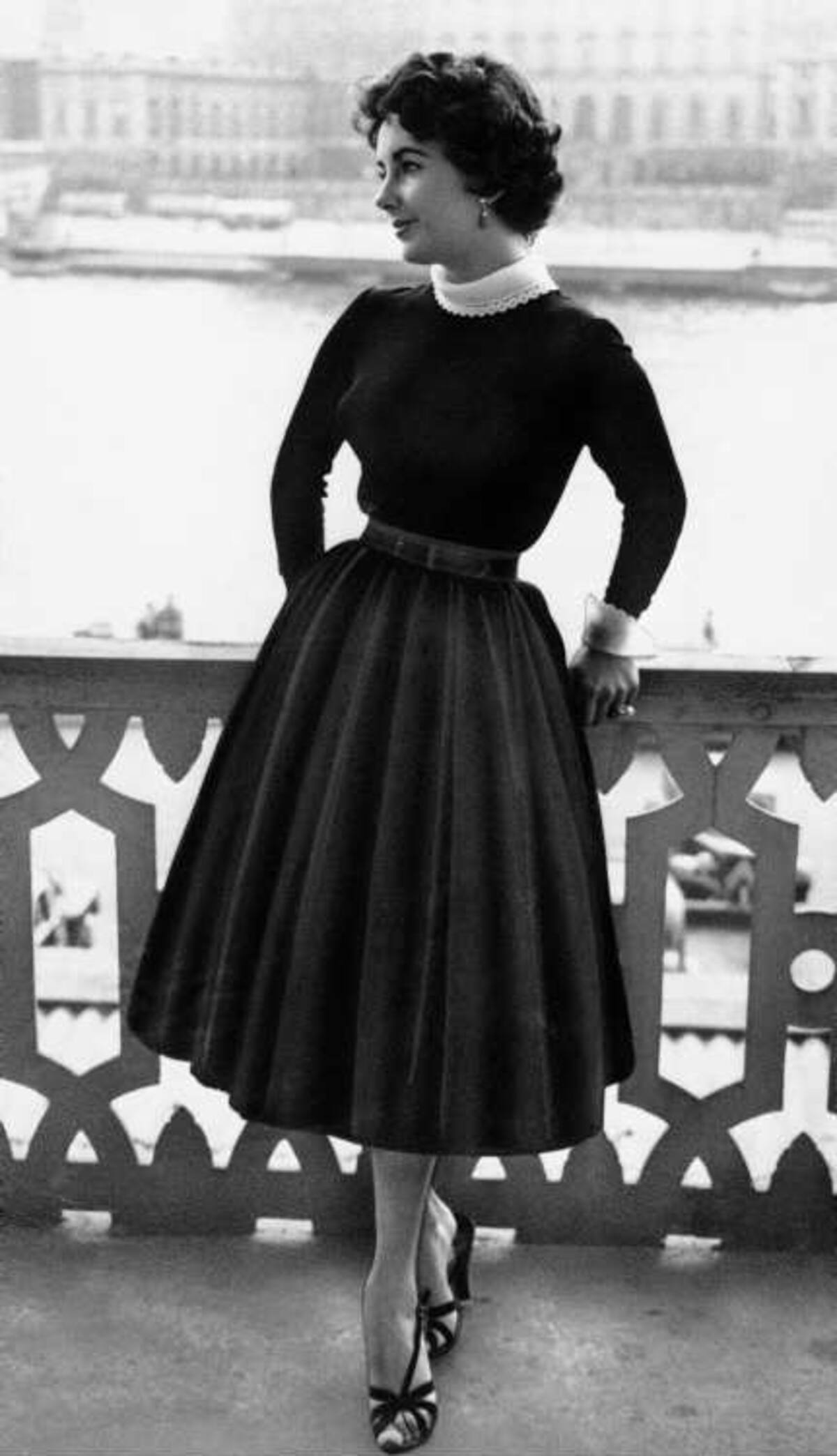 Así lucía la actriz Taylor en 1953. AP