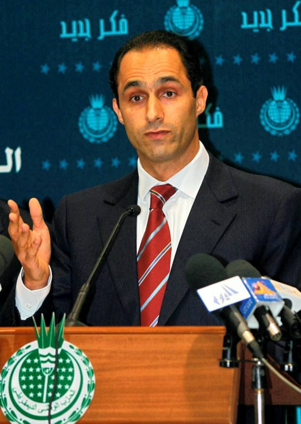Gamal Mubarak, hijo del ex líder egipcio, Hosni Mubarak. AFP SAMEH SHERIF