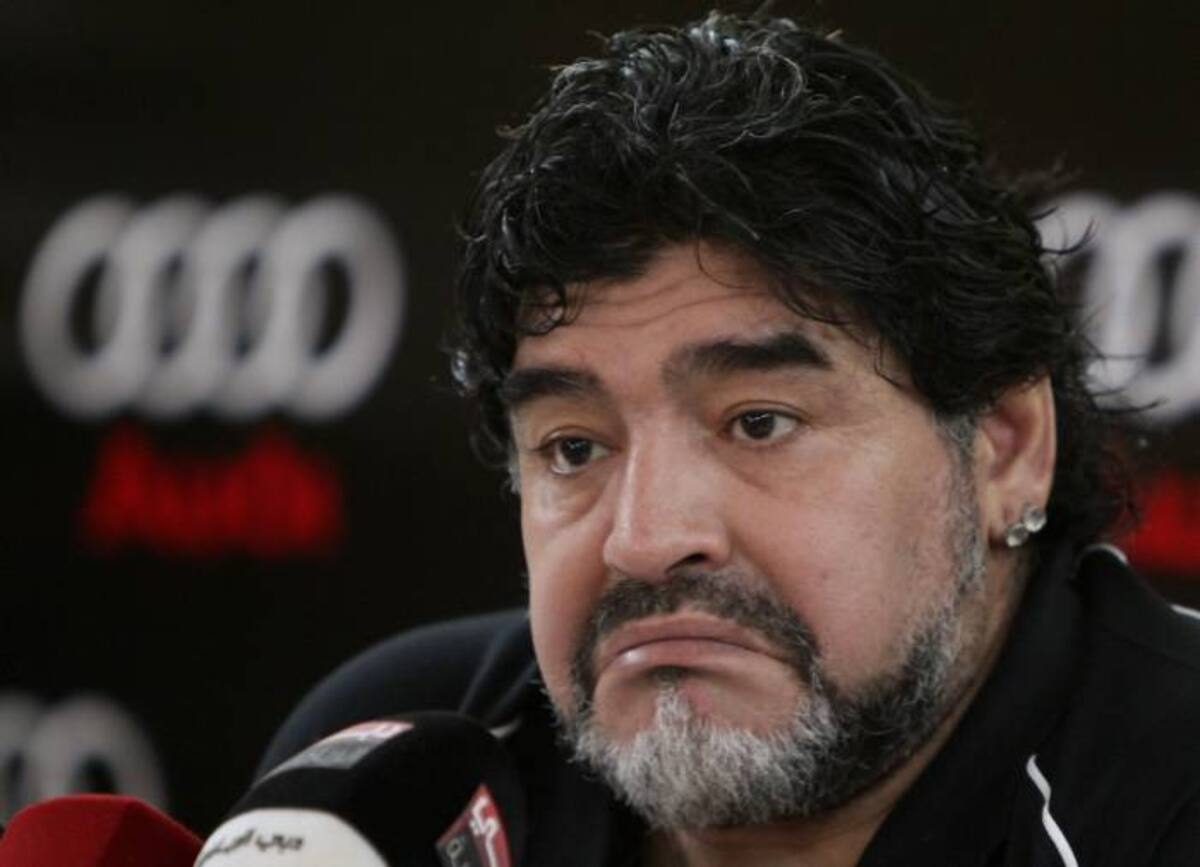 Diego Maradona AFP KARIM SAHIB