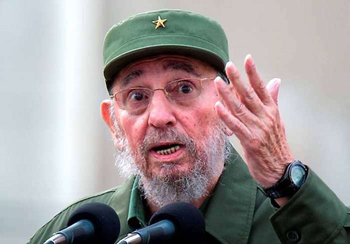 Fidel Castro, líder cubano AFP ADALBERTO ROQUE