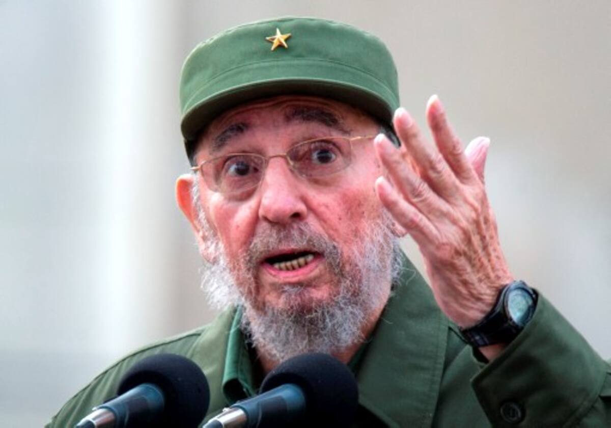 Fidel Castro AFP ADALBERTO ROQUE