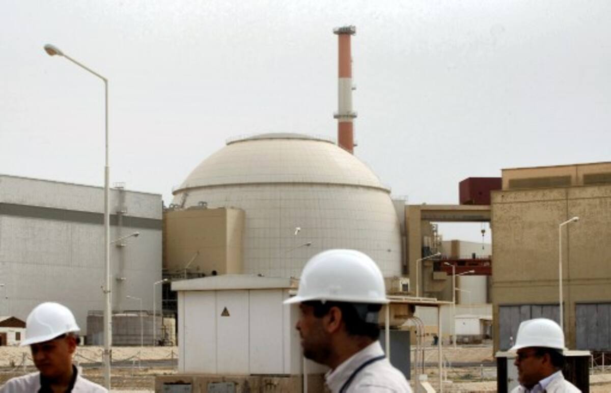 La central de energía nuclear, la primera de su clase construida por los rusos en Bushehr ,Irán. AFP BEHROUZ MEHRI