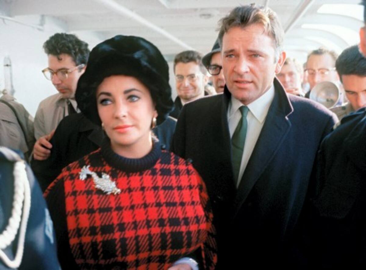 En 1969, Elizabeth Taylor y Richard Burton. AFP