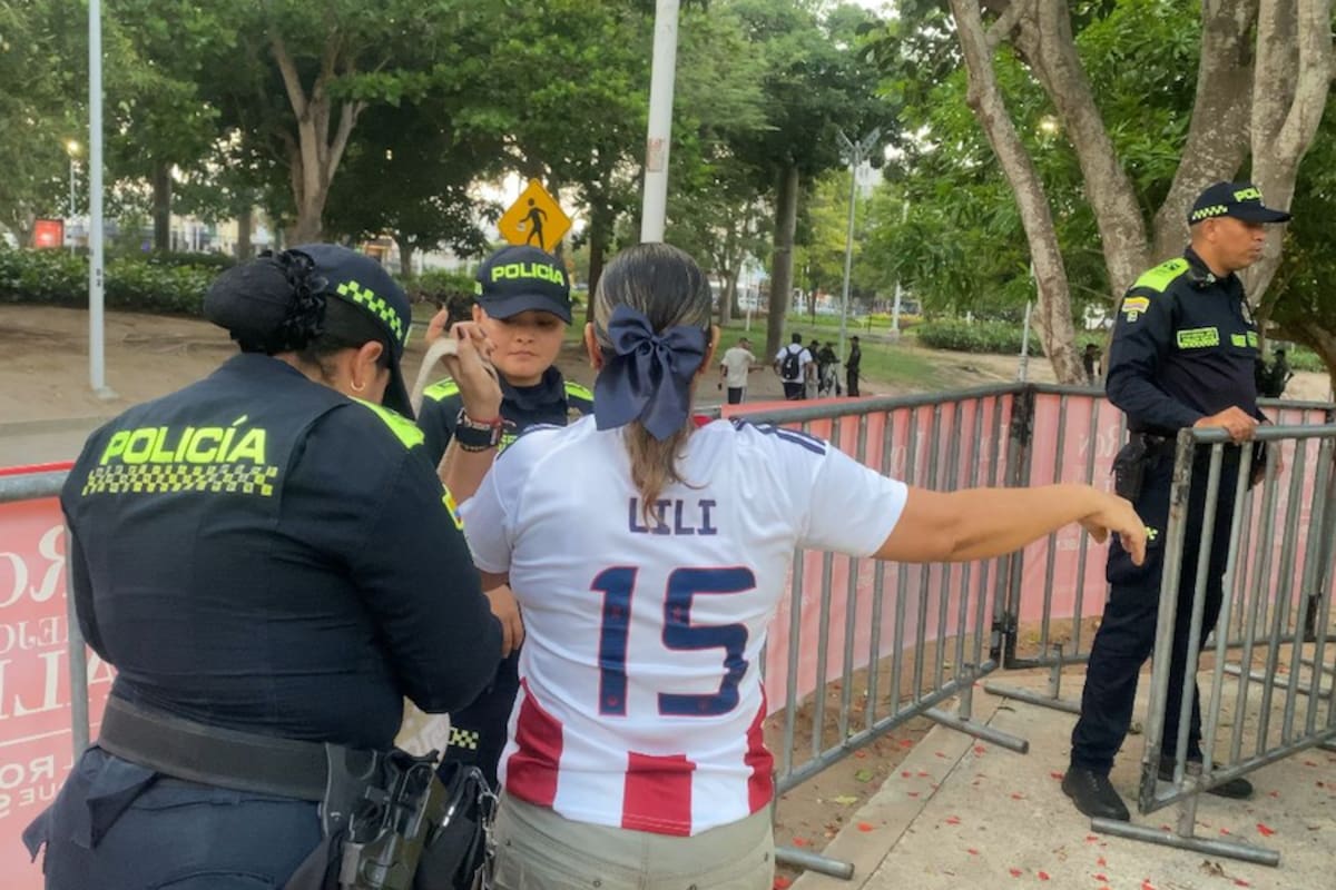 1.000 policías garantizarán seguridad en el partido Junior vs. Nacional