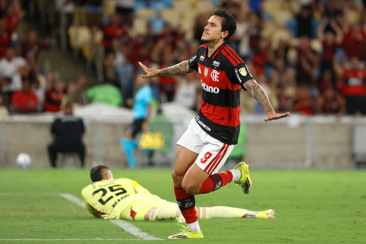 Flamengo fue superior a Independiente Medellín durante el partido por Copa Libertadores. //Foto, EFE: Antonio Lacerda