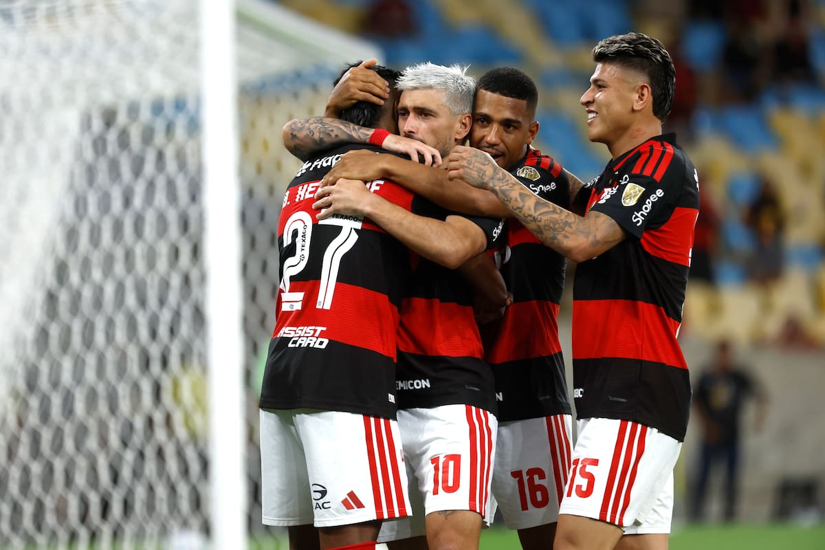 Flamengo, de Jorge Carrascal, goleó a Independiente Medellín en Libertadores